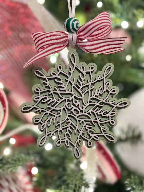 Festive F-Bomb Ornament